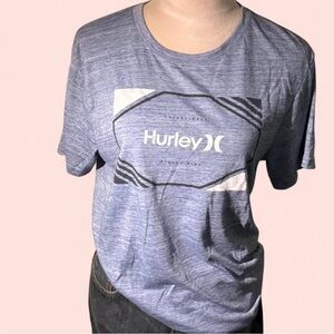 Hurley Heathered Blue Graphic Tee